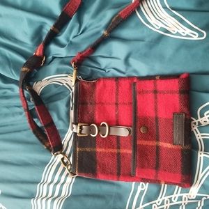Tartan crossbody bag